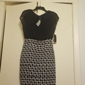 Navy and White Dress New
